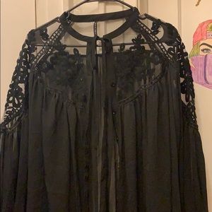 See Through Black Top